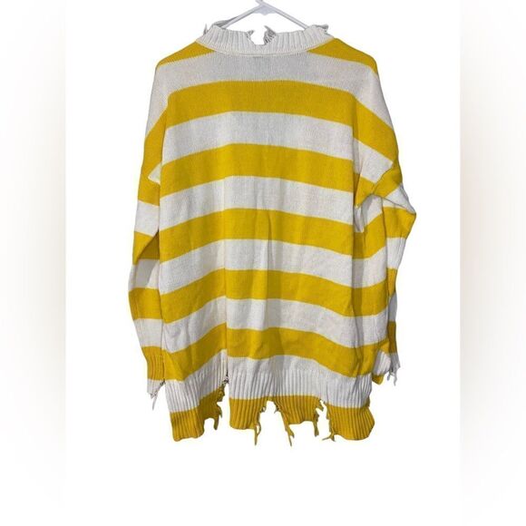 Mumu Delphina Distressed Sweater Destroyed S - Picture 5 of 9